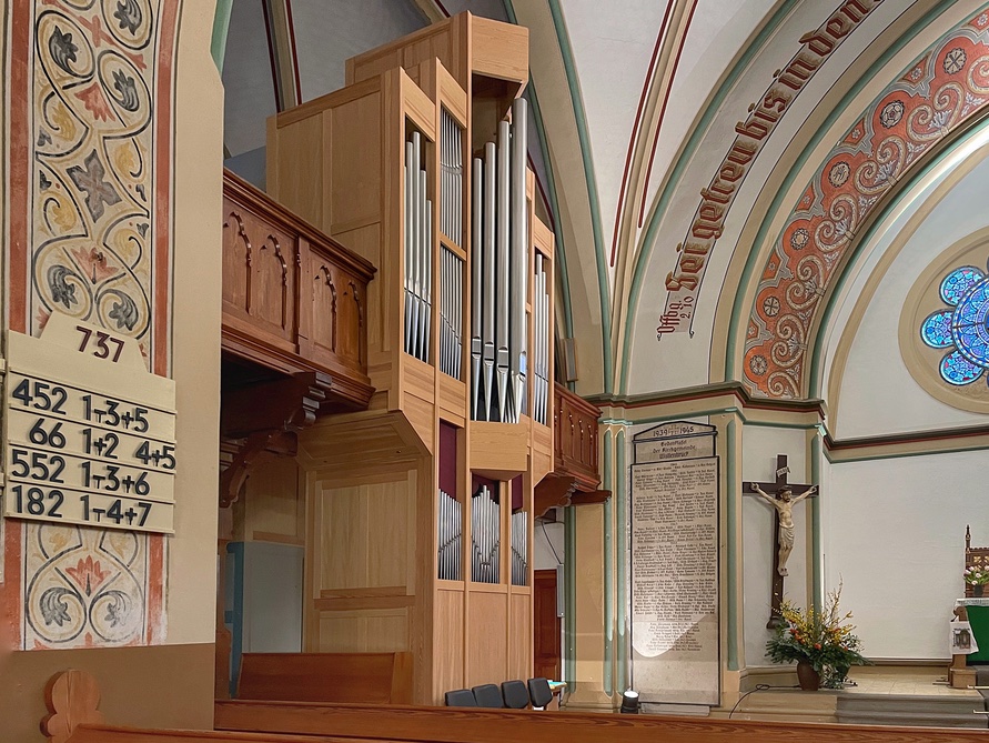 Wallenbrck, luth.Kirche, Steinmann/Klein-Orgel